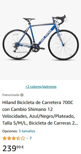 Bicicleta carretera Hiland